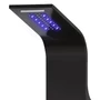 Picture 1/5 -Verona Black thermostatic shower panel, stainless steel, LED