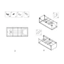 Picture 5/5 -Straight bathtub front 150 cm