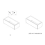 Picture 3/5 -Straight bathtub front 180 cm