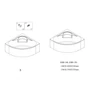 Picture 3/5 -Symmetrical bathtub front 130 cm