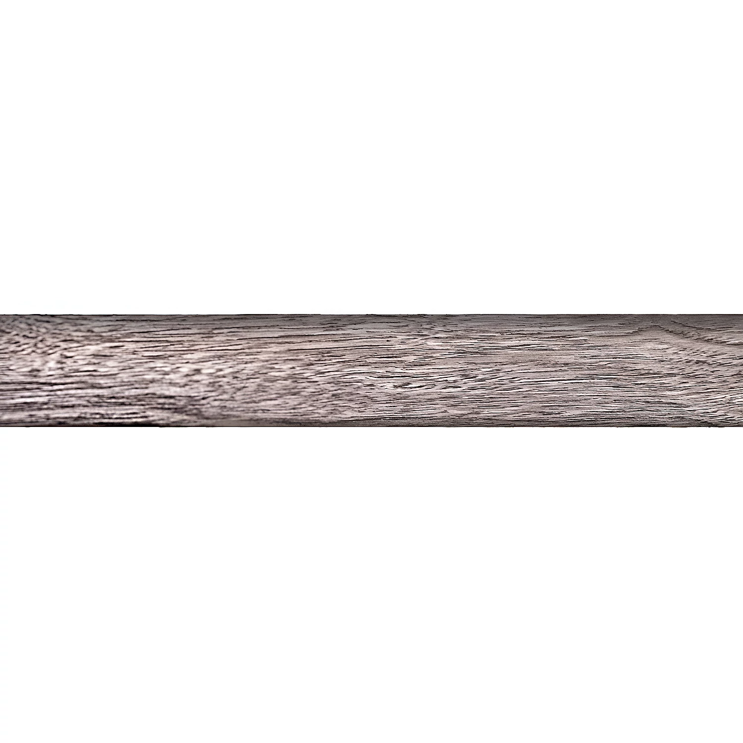 W-STEP skirting board for laminate flooring, dark oak pattern, 2400x60x15 mm